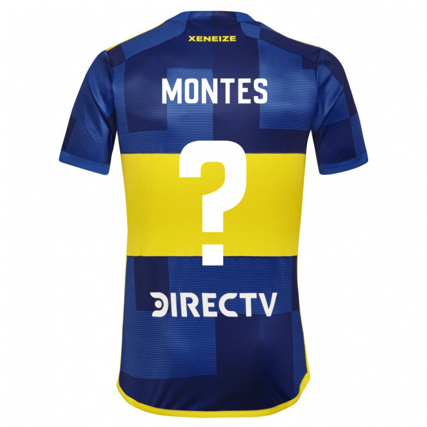 Dzieci Rodrigo Montes #0 Ciemnoniebieski Żółty Domowa Koszulka 2023/24 Koszulki Klubowe