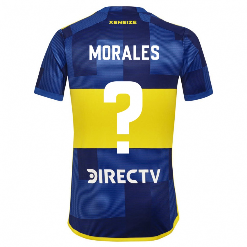 Dzieci Gonzalo Morales #0 Ciemnoniebieski Żółty Domowa Koszulka 2023/24 Koszulki Klubowe