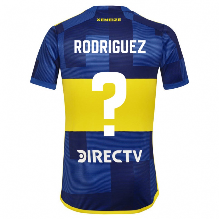 Dzieci Roman Rodriguez #0 Ciemnoniebieski Żółty Domowa Koszulka 2023/24 Koszulki Klubowe