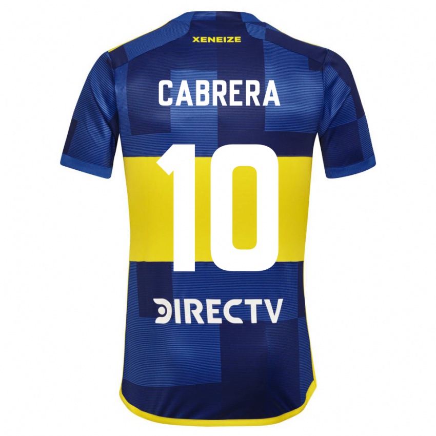 Dzieci Micaela Cabrera #10 Ciemnoniebieski Żółty Domowa Koszulka 2023/24 Koszulki Klubowe