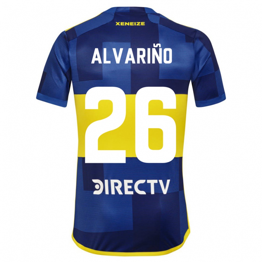Dzieci Alexis Alvariño #26 Ciemnoniebieski Żółty Domowa Koszulka 2023/24 Koszulki Klubowe