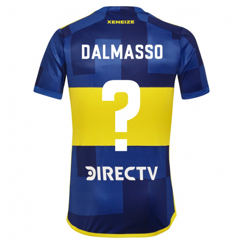 Dzieci Santiago Dalmasso #0 Ciemnoniebieski Żółty Domowa Koszulka 2023/24 Koszulki Klubowe