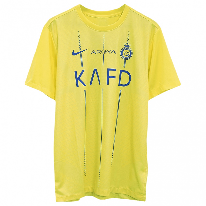 Dzieci David Ospina #22 Żółty Domowa Koszulka 2023/24 Koszulki Klubowe