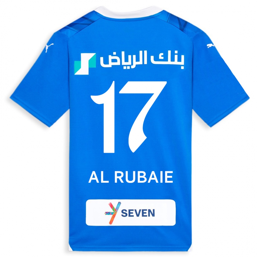 Dzieci Mohammed Al-Rubaie #17 Niebieski Domowa Koszulka 2023/24 Koszulki Klubowe
