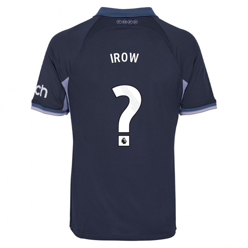 Dzieci Oliver Irow #0 Ciemny Niebieski Wyjazdowa Koszulka 2023/24 Koszulki Klubowe