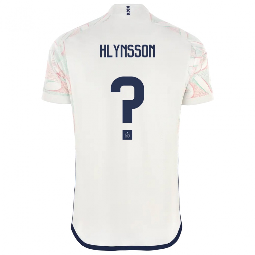 Dzieci Kristian Hlynsson #0 Biały Wyjazdowa Koszulka 2023/24 Koszulki Klubowe