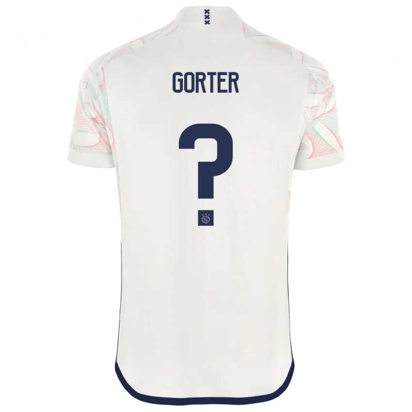 Dzieci Olaf Gorter #0 Biały Wyjazdowa Koszulka 2023/24 Koszulki Klubowe