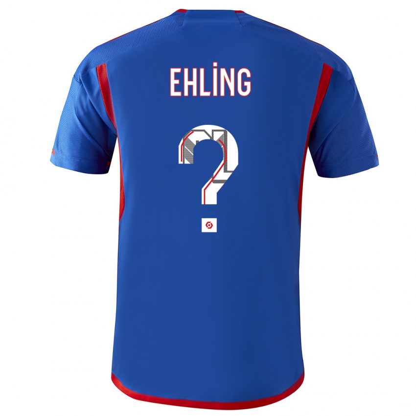 Dzieci Thibaut Ehling #0 Niebieski Czerwony Wyjazdowa Koszulka 2023/24 Koszulki Klubowe
