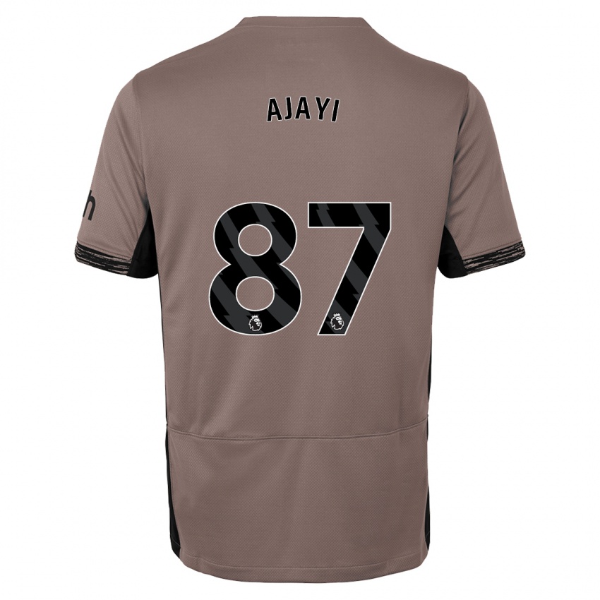 Dzieci Damola Ajayi #87 Ciemny Beż Trzeci Komplet Koszulka 2023/24 Koszulki Klubowe