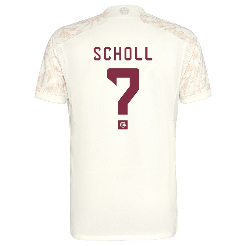 Dzieci Paul Scholl #0 Złamana Biel Trzeci Komplet Koszulka 2023/24 Koszulki Klubowe