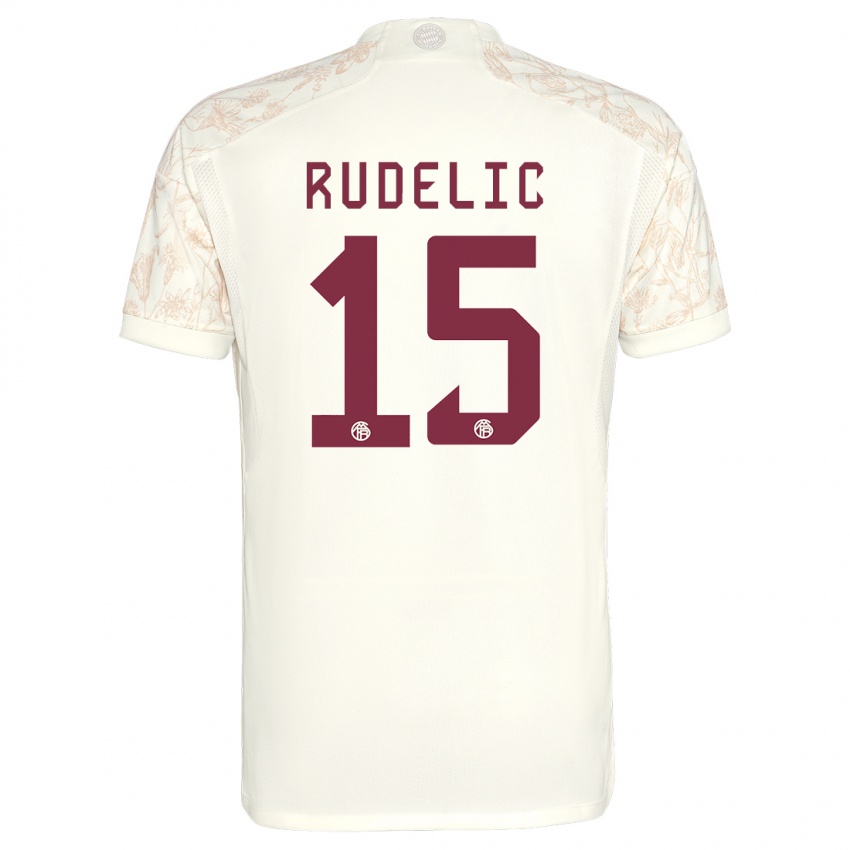Dzieci Ivana Rudelic #15 Złamana Biel Trzeci Komplet Koszulka 2023/24 Koszulki Klubowe