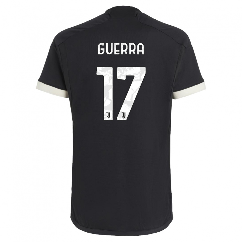 Dzieci Simone Guerra #17 Czarny Trzeci Komplet Koszulka 2023/24 Koszulki Klubowe