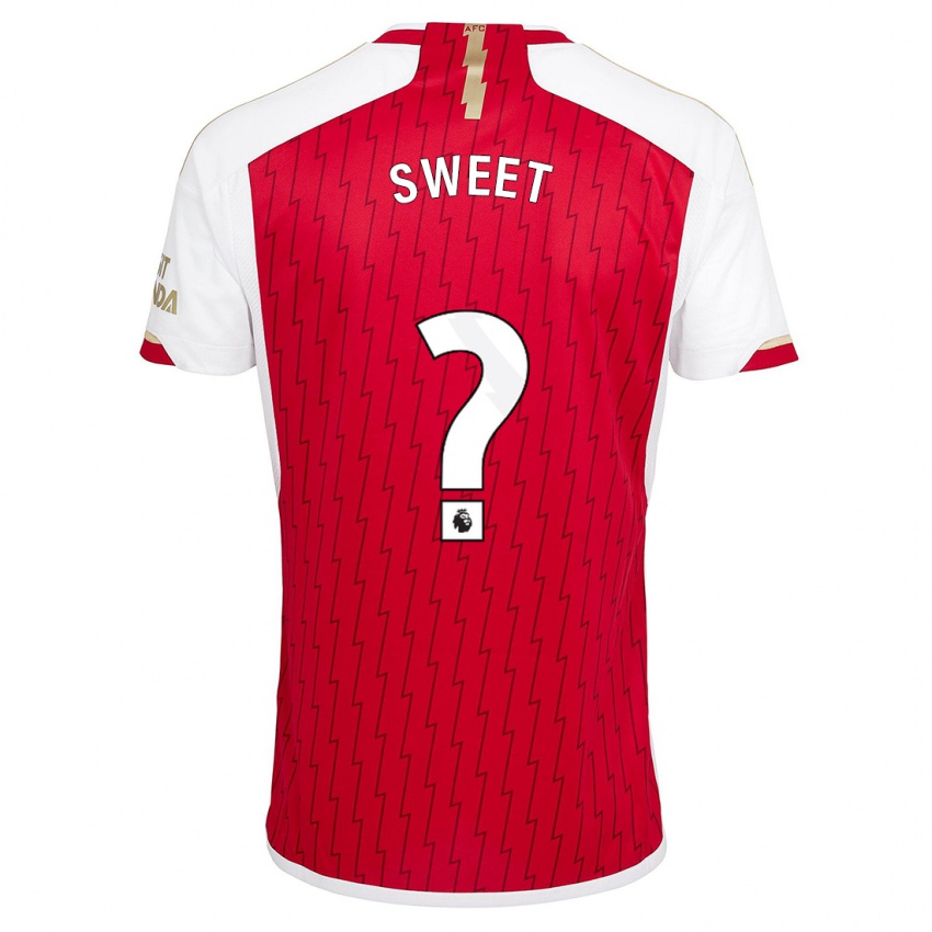 Męski Will Sweet #0 Czerwony Domowa Koszulka 2023/24 Koszulki Klubowe