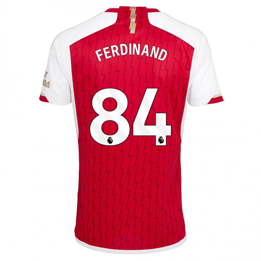 Męski Seb Ferdinand #84 Czerwony Domowa Koszulka 2023/24 Koszulki Klubowe