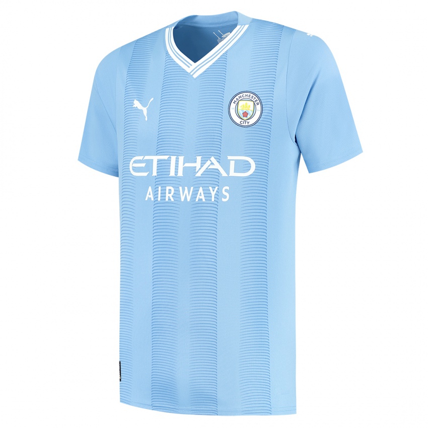 Męski Daniel Batty #0 Jasny Niebieski Domowa Koszulka 2023/24 Koszulki Klubowe