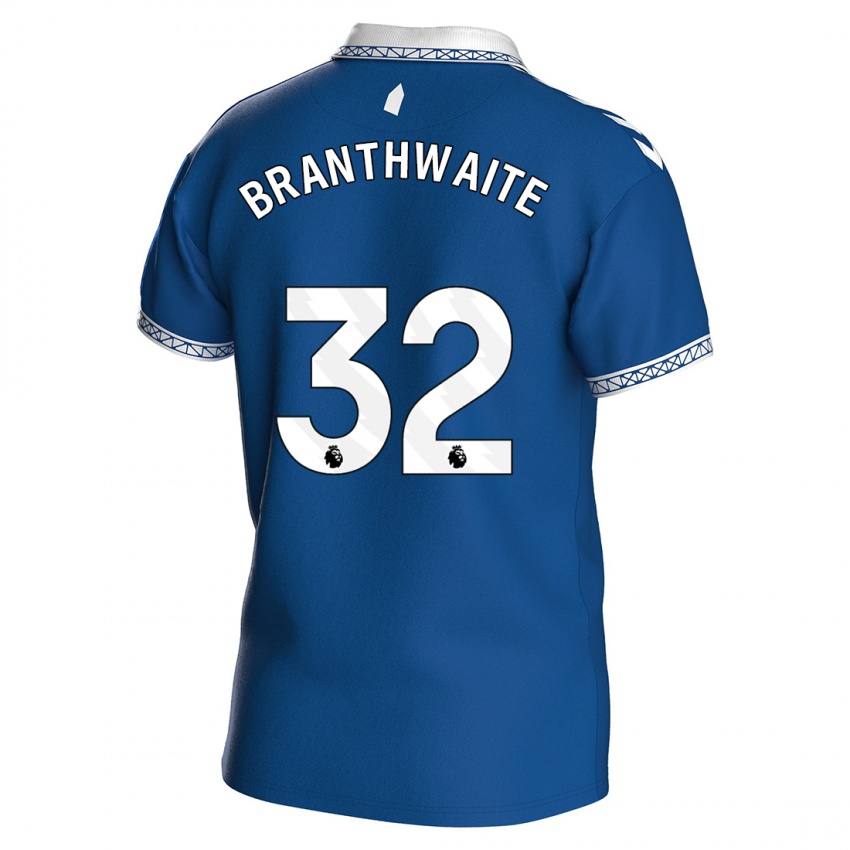 Męski Jarrad Branthwaite #32 Królewski Niebieski Domowa Koszulka 2023/24 Koszulki Klubowe