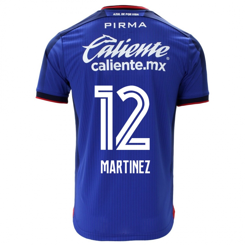 Męski Jose Joaquin Martinez #12 Niebieski Domowa Koszulka 2023/24 Koszulki Klubowe