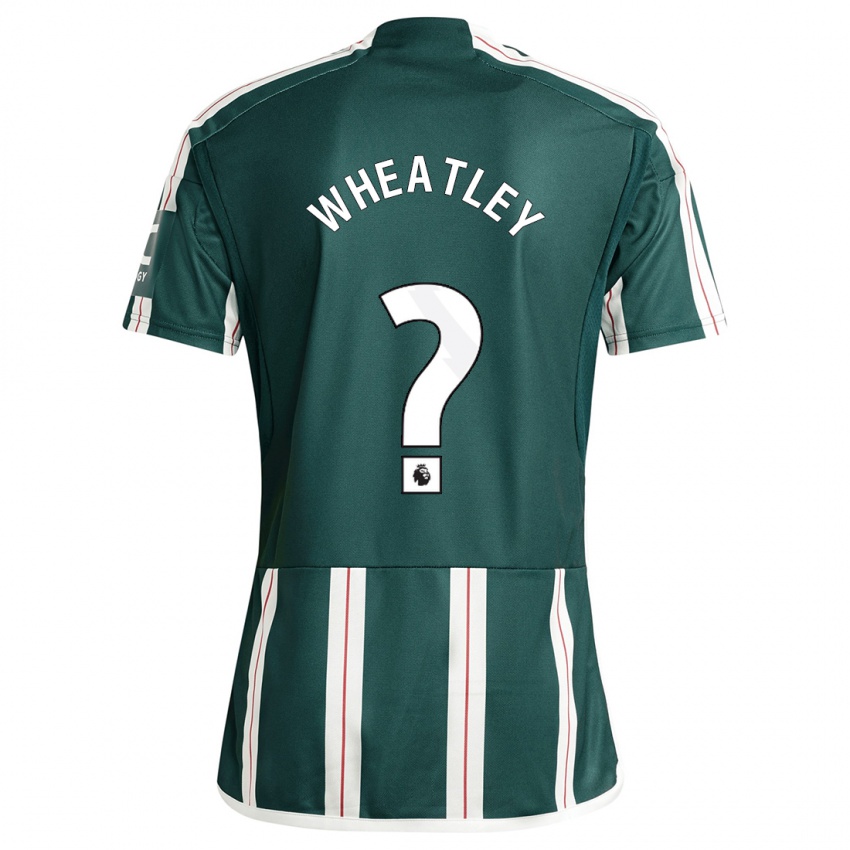 Męski Ethan Wheatley #0 Ciemnozielony Wyjazdowa Koszulka 2023/24 Koszulki Klubowe