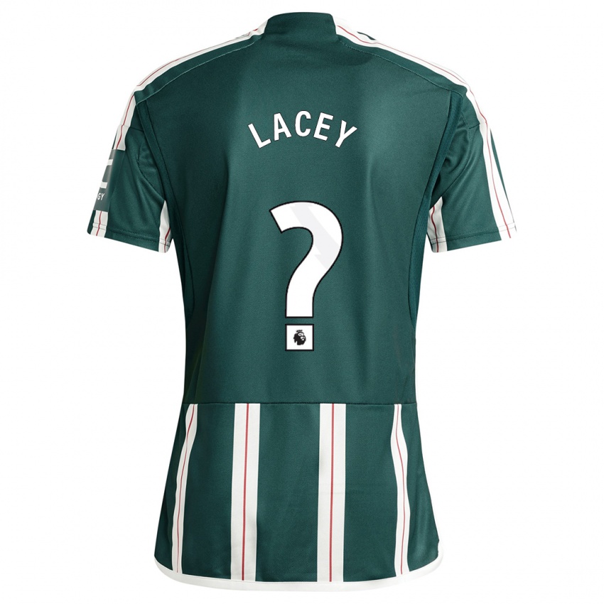 Męski Shea Lacey #0 Ciemnozielony Wyjazdowa Koszulka 2023/24 Koszulki Klubowe