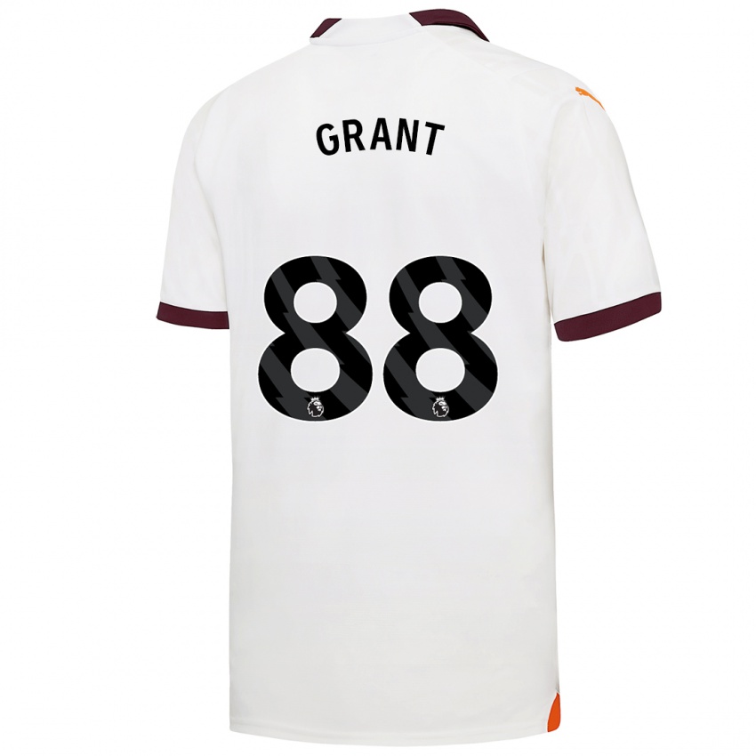 Męski True Grant #88 Biały Wyjazdowa Koszulka 2023/24 Koszulki Klubowe