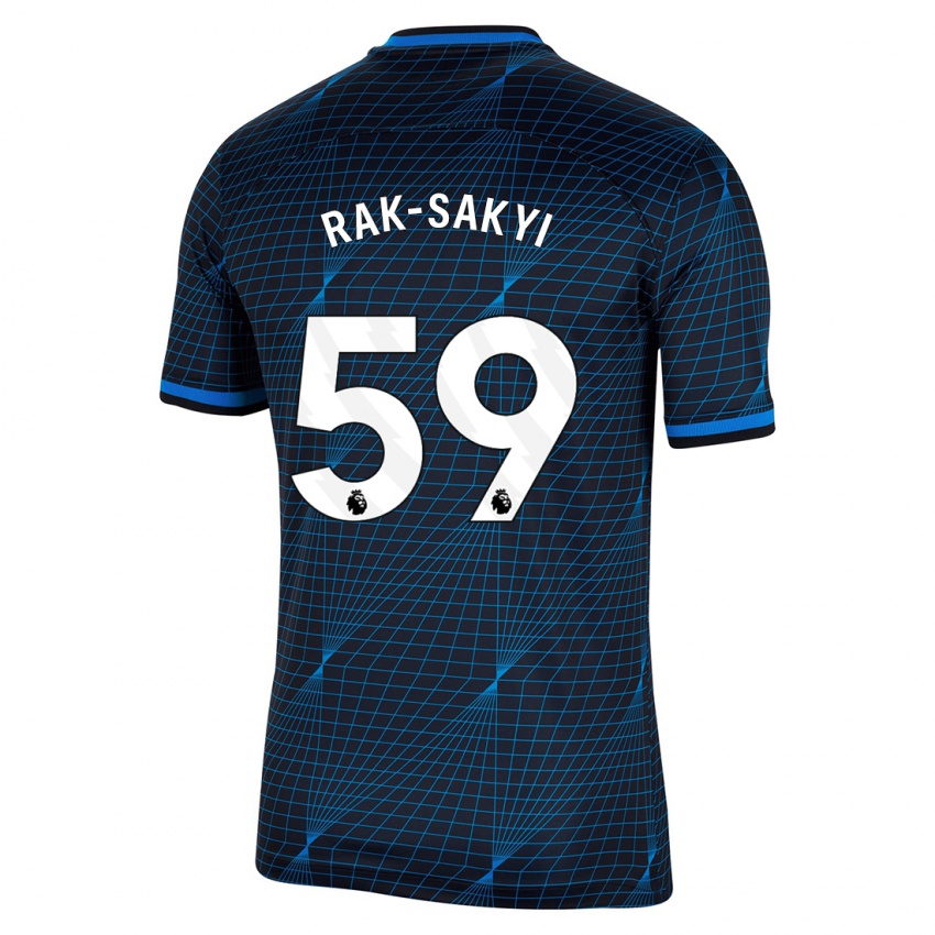 Męski Sam Rak-Sakyi #59 Ciemny Niebieski Wyjazdowa Koszulka 2023/24 Koszulki Klubowe