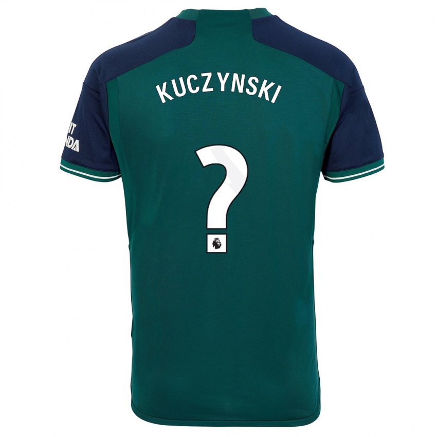 Męski Max Kuczynski #0 Zielony Trzeci Komplet Koszulka 2023/24 Koszulki Klubowe