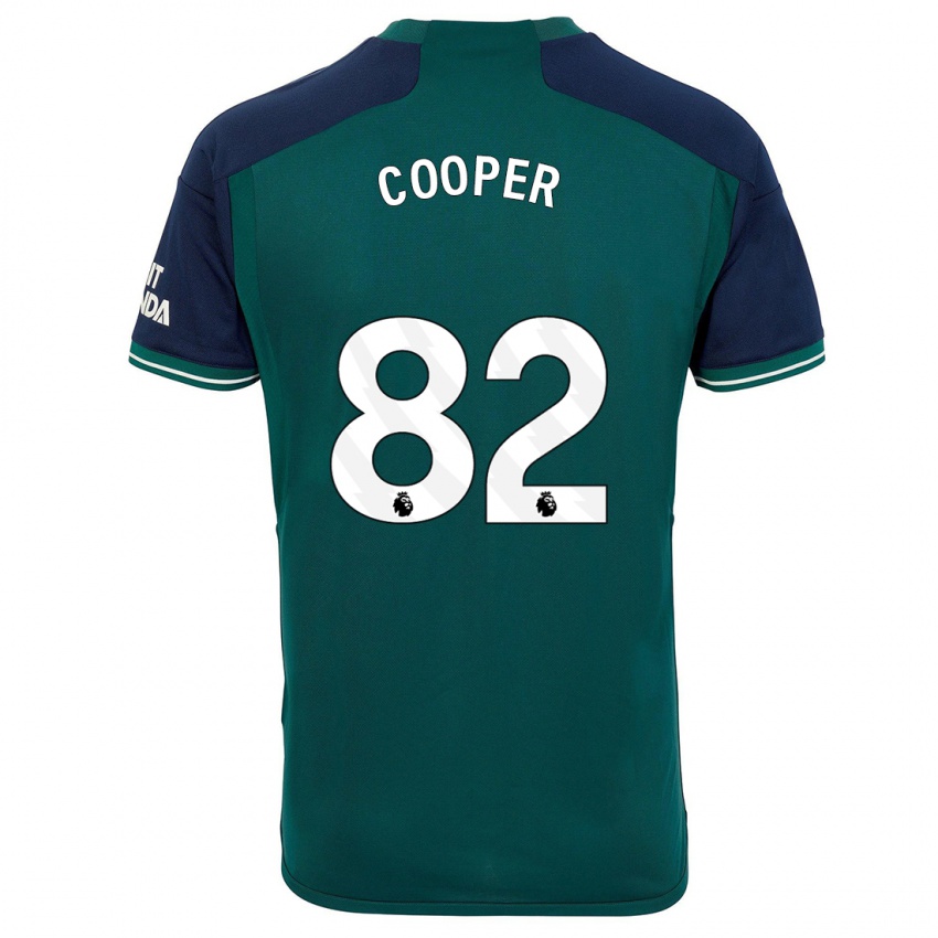 Męski Noah Cooper #82 Zielony Trzeci Komplet Koszulka 2023/24 Koszulki Klubowe