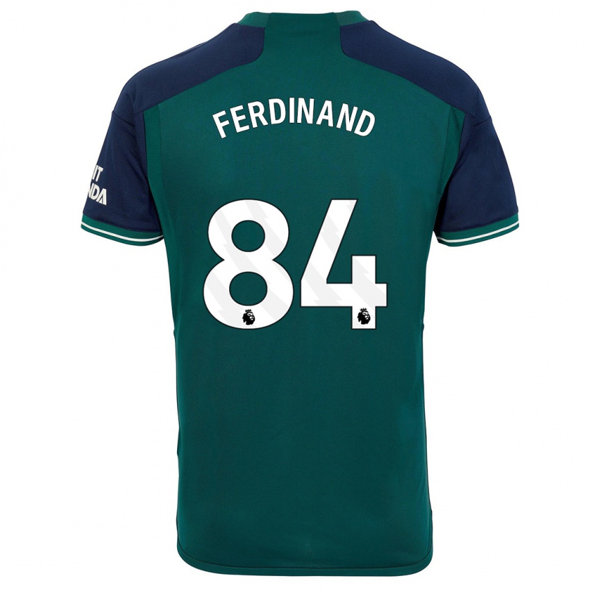 Męski Seb Ferdinand #84 Zielony Trzeci Komplet Koszulka 2023/24 Koszulki Klubowe