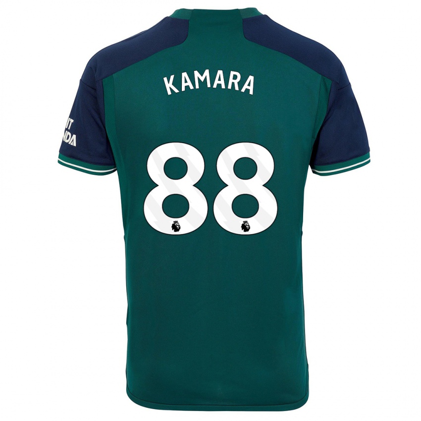 Męski Osman Kamara #88 Zielony Trzeci Komplet Koszulka 2023/24 Koszulki Klubowe