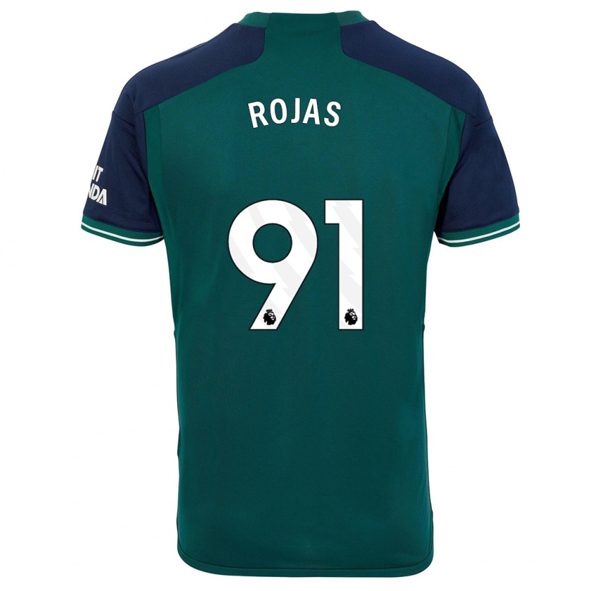 Męski Alexei Rojas #91 Zielony Trzeci Komplet Koszulka 2023/24 Koszulki Klubowe