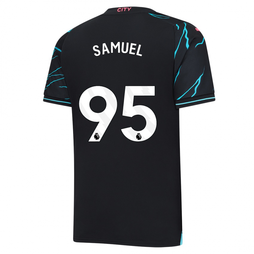 Męski Lakyle Samuel #95 Ciemny Niebieski Trzeci Komplet Koszulka 2023/24 Koszulki Klubowe