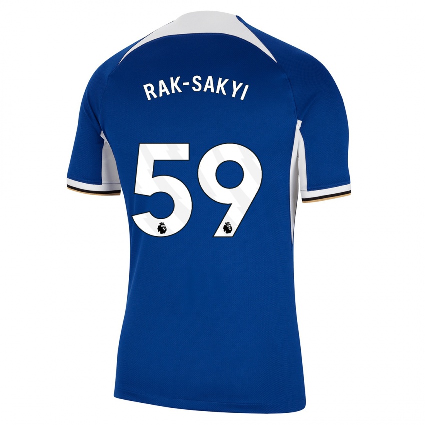 Kobiety Sam Rak-Sakyi #59 Niebieski Domowa Koszulka 2023/24 Koszulki Klubowe