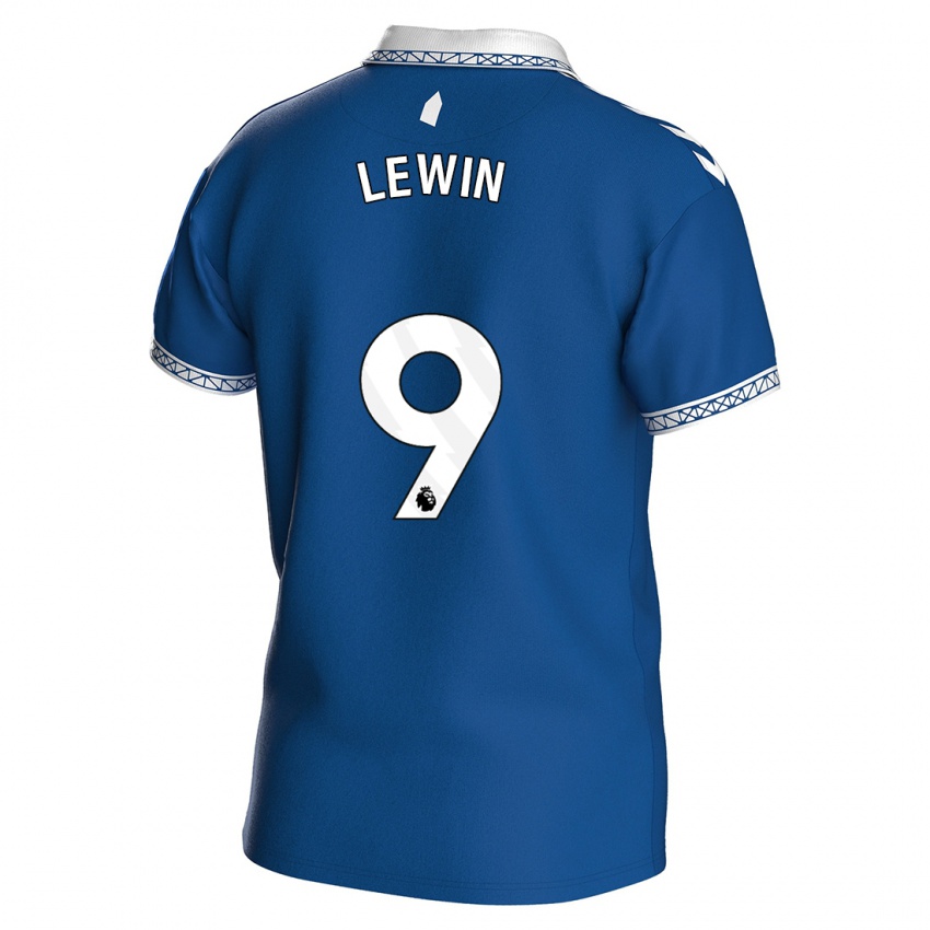 Kobiety Dominic Calvert-Lewin #9 Królewski Niebieski Domowa Koszulka 2023/24 Koszulki Klubowe