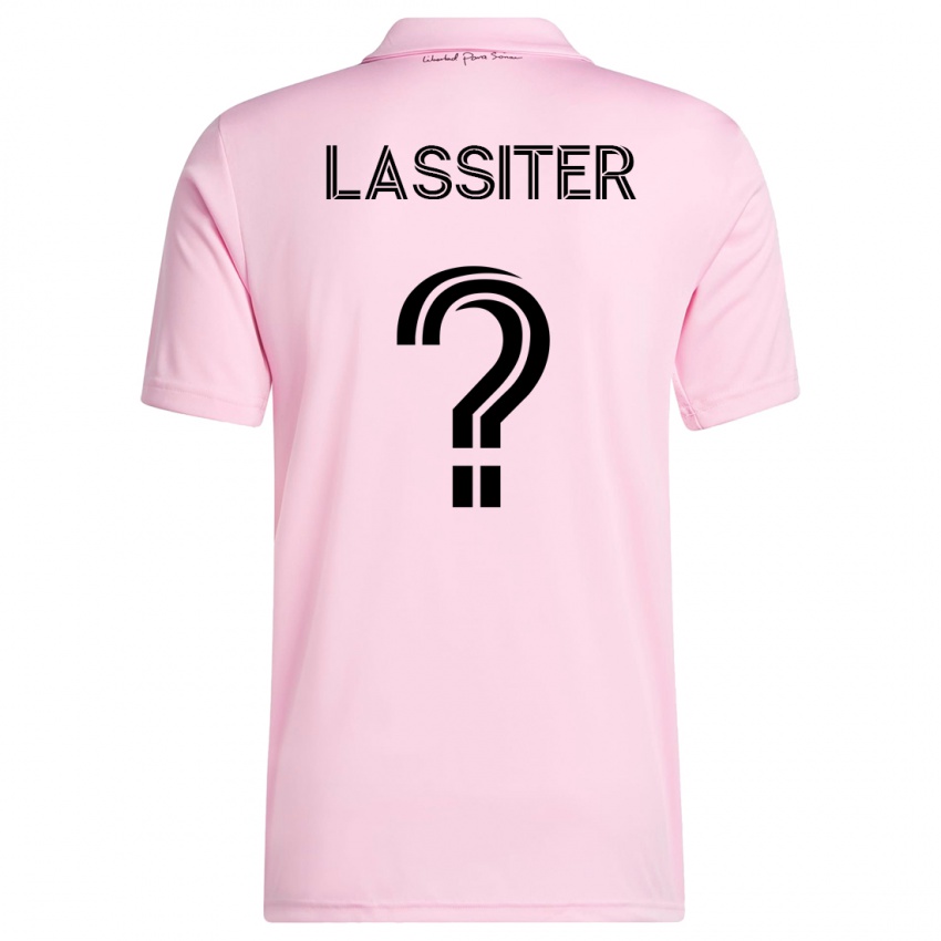 Kobiety Ariel Lassiter #0 Różowy Domowa Koszulka 2023/24 Koszulki Klubowe