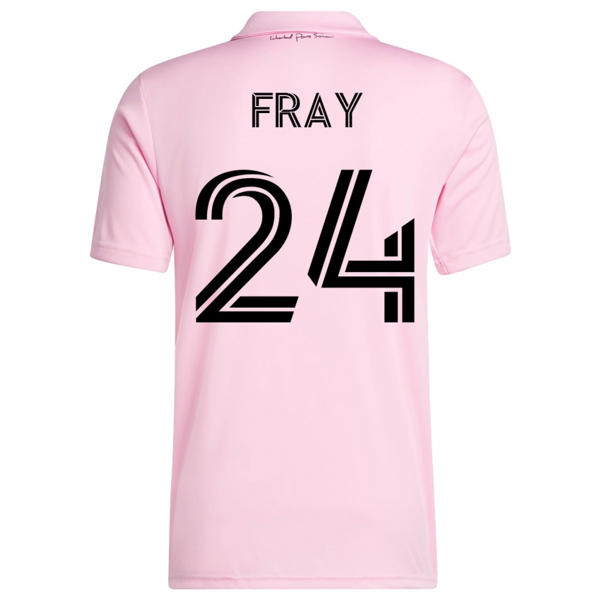 Kobiety Ian Fray #24 Różowy Domowa Koszulka 2023/24 Koszulki Klubowe