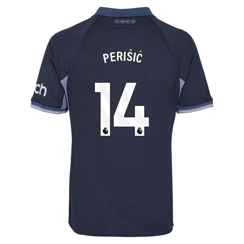 Kobiety Ivan Perisic #14 Ciemny Niebieski Wyjazdowa Koszulka 2023/24 Koszulki Klubowe