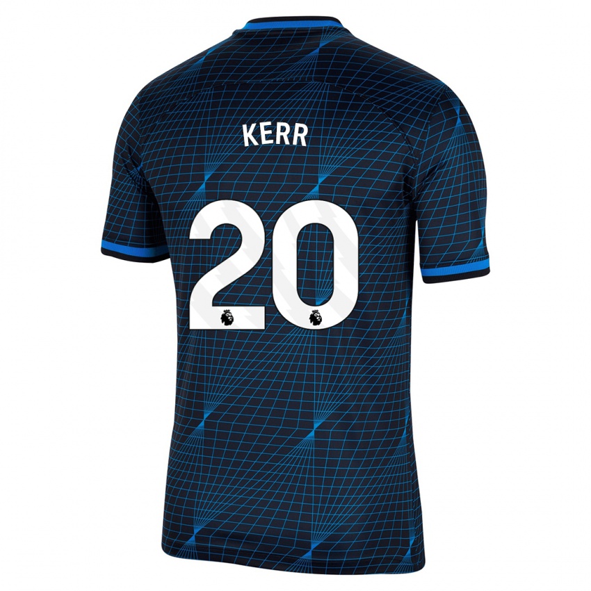 Kobiety Sam Kerr #20 Ciemny Niebieski Wyjazdowa Koszulka 2023/24 Koszulki Klubowe
