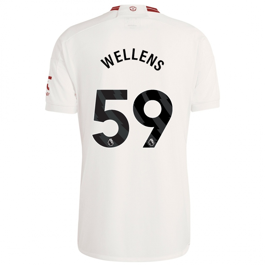 Kobiety Charlie Wellens #59 Biały Trzeci Komplet Koszulka 2023/24 Koszulki Klubowe