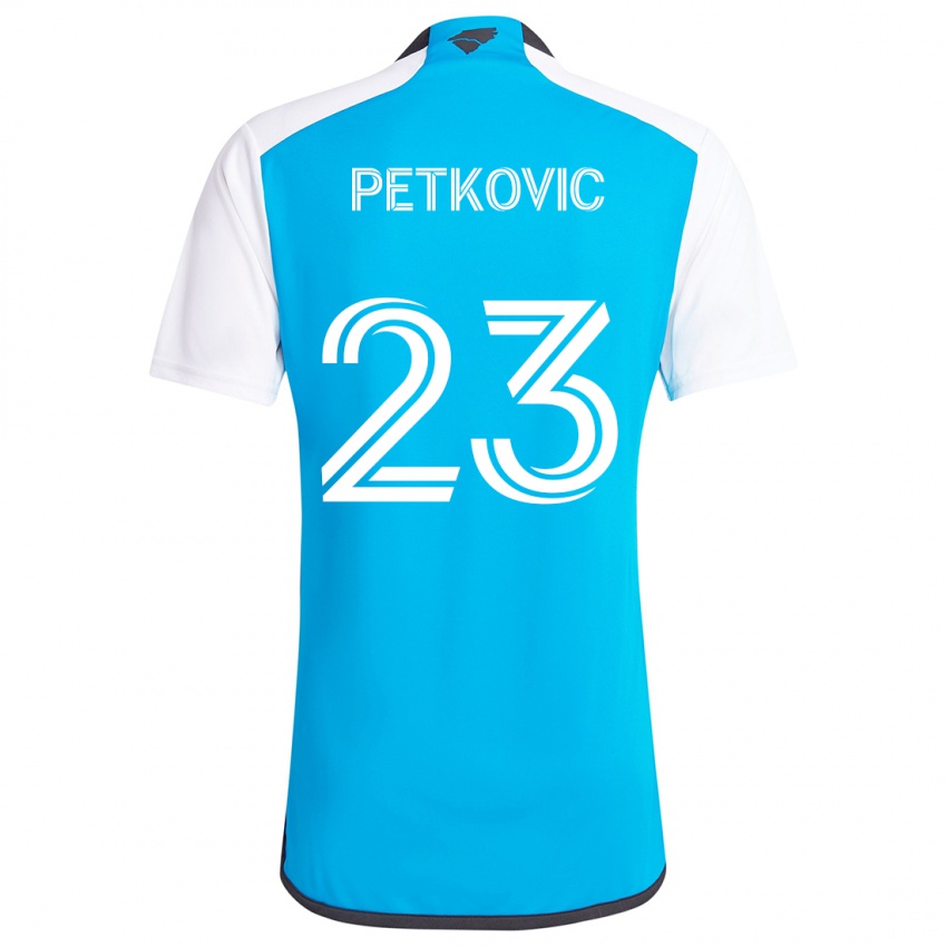 Dzieci Nikola Petkovic #23 Niebiesko Biały Domowa Koszulka 2024/25 Koszulki Klubowe