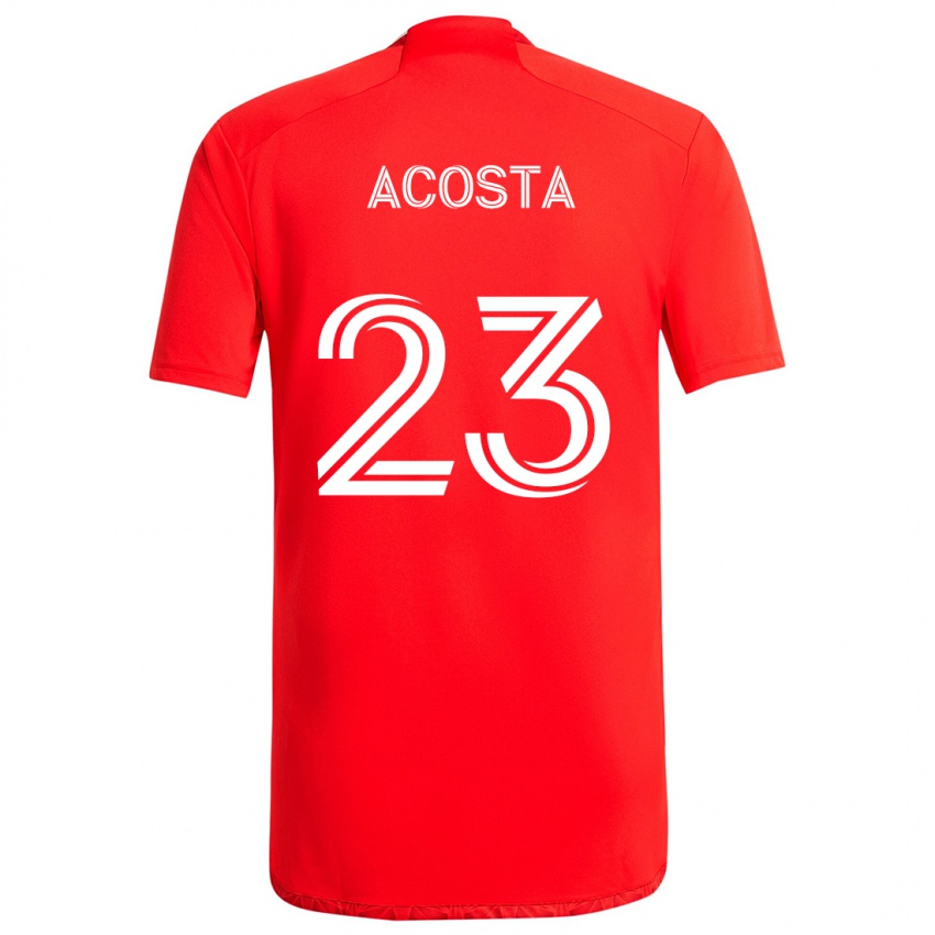 Dzieci Kellyn Acosta #23 Czerwono-Biały Domowa Koszulka 2024/25 Koszulki Klubowe