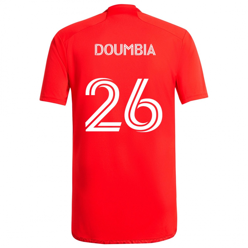 Dzieci Ousmane Doumbia #26 Czerwono-Biały Domowa Koszulka 2024/25 Koszulki Klubowe