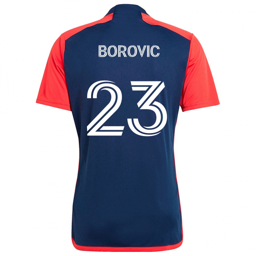 Dzieci Luka Borovic #23 Niebieski Czerwony Domowa Koszulka 2024/25 Koszulki Klubowe