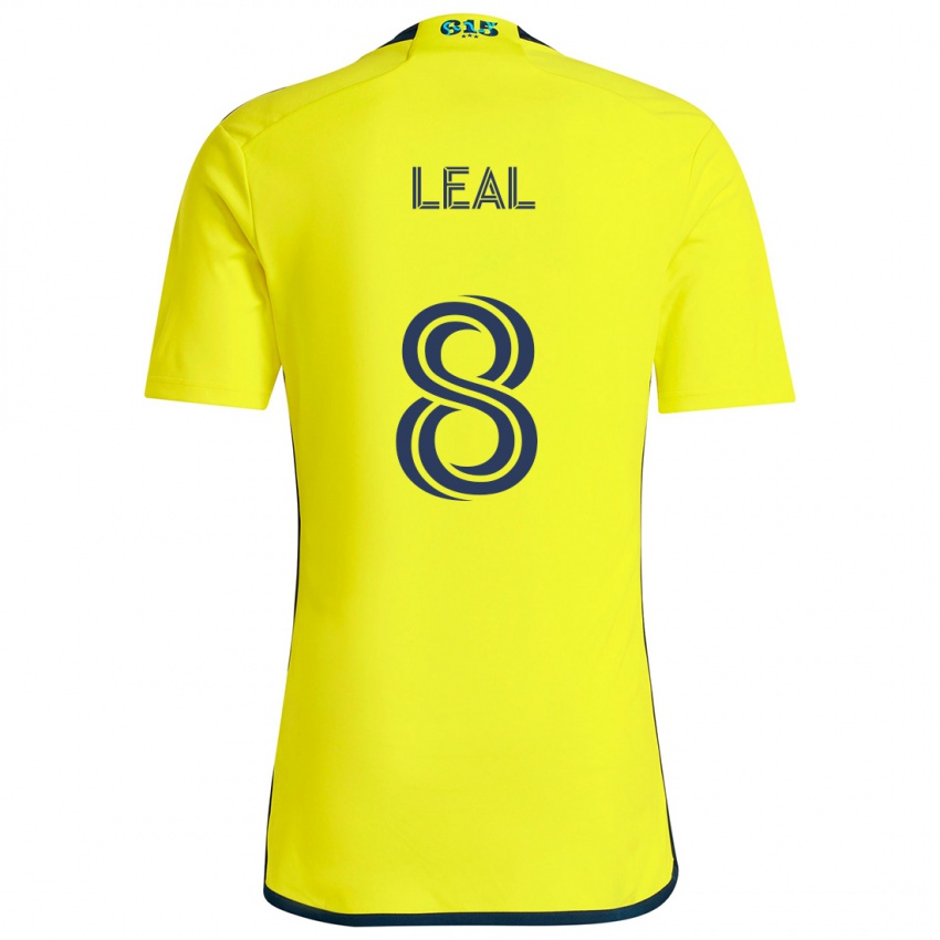 Dzieci Randall Leal #8 Yellow Blue Domowa Koszulka 2024/25 Koszulki Klubowe