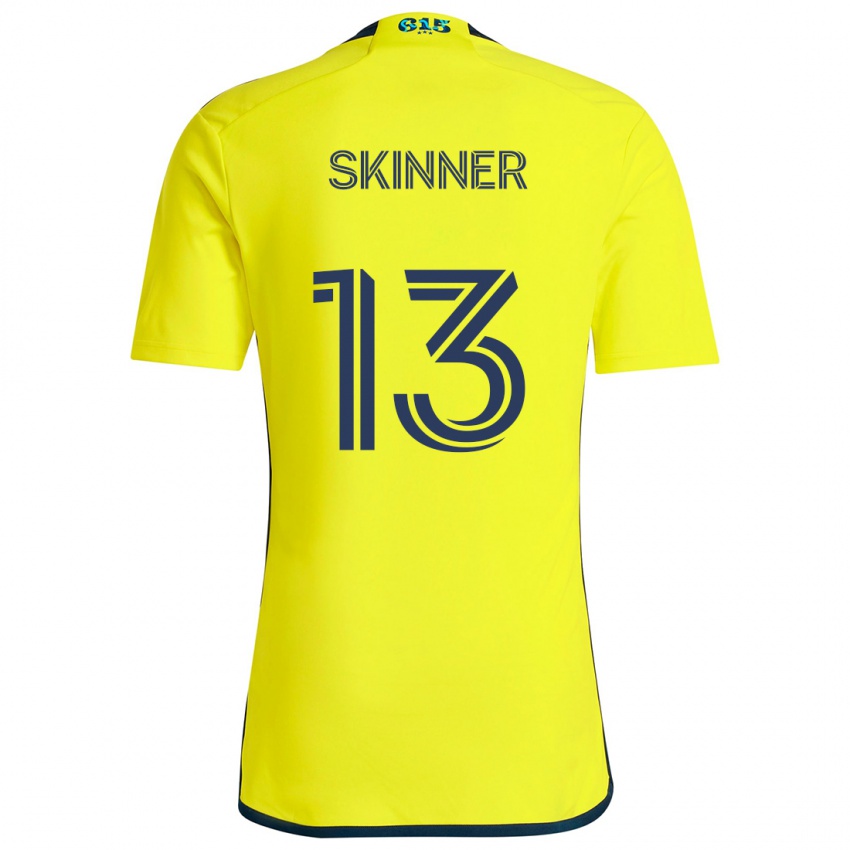 Dzieci Joey Skinner #13 Yellow Blue Domowa Koszulka 2024/25 Koszulki Klubowe