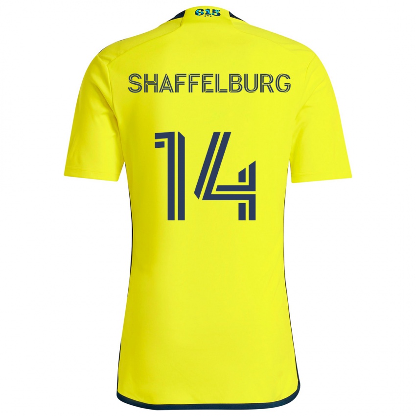 Dzieci Jacob Shaffelburg #14 Yellow Blue Domowa Koszulka 2024/25 Koszulki Klubowe