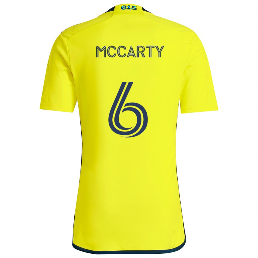 Dzieci Dax Mccarty #6 Yellow Blue Domowa Koszulka 2024/25 Koszulki Klubowe