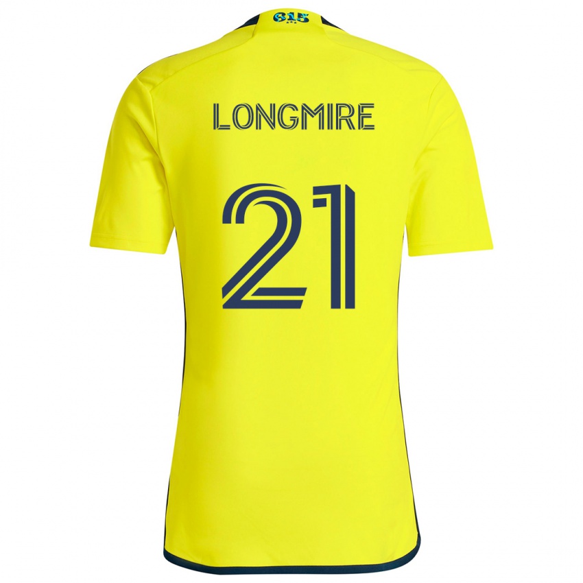 Dzieci Ahmed Longmire #21 Yellow Blue Domowa Koszulka 2024/25 Koszulki Klubowe