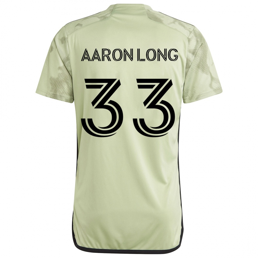 Dzieci Aaron Long #33 Jasnozielony Wyjazdowa Koszulka 2024/25 Koszulki Klubowe