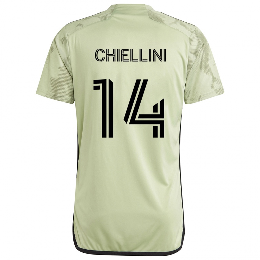 Dzieci Giorgio Chiellini #14 Jasnozielony Wyjazdowa Koszulka 2024/25 Koszulki Klubowe