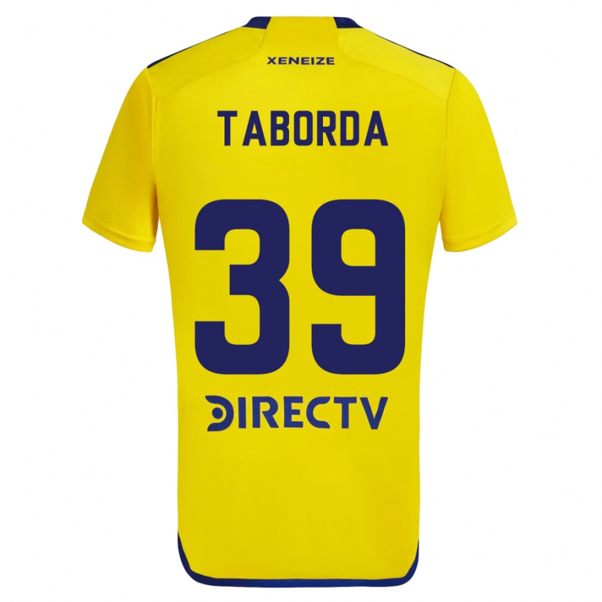 Dzieci Vicente Taborda #39 Yellow Blue Wyjazdowa Koszulka 2024/25 Koszulki Klubowe